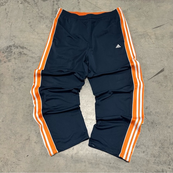 adidas Other - Vintage Y2K Adidas Mens Large Spell Out Striped Wide Leg Sweatpants Pants